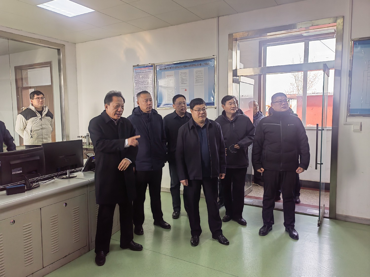 劉忠波帶隊(duì)到級(jí)索煤礦督導(dǎo)煤礦安全生產(chǎn)工作